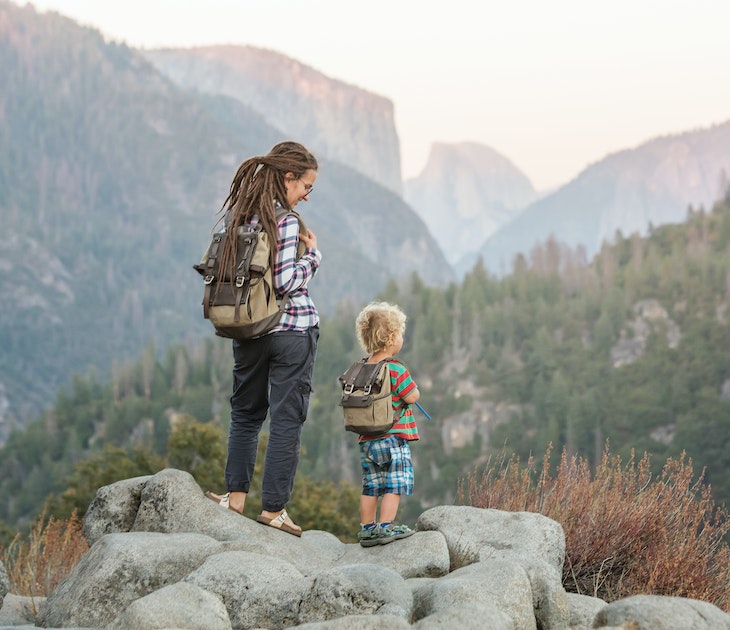 Mother with son visit Yosemite national park in California; Shutterstock ID 1302467035; your: Claire N; gl: 60505; netsuite: Online ed; full: Yosemite with kids
1302467035